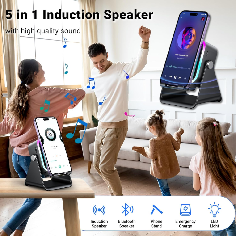 Wireless Speaker with Dynamic Lighting